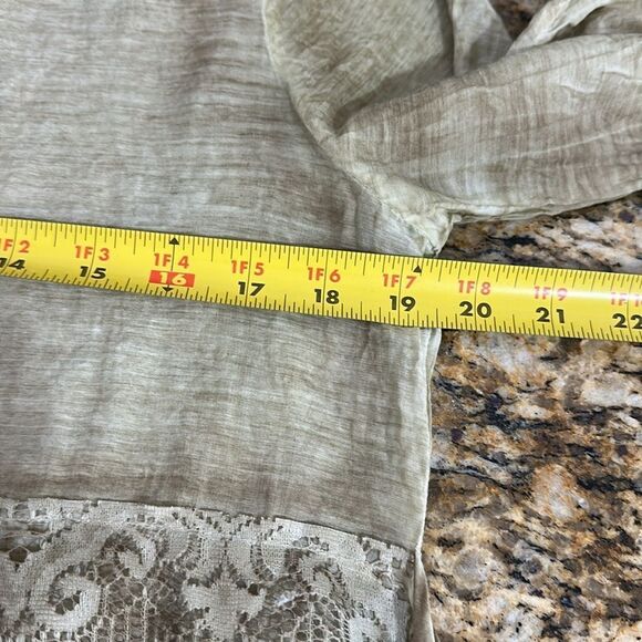 Sacred Threads Boho Cotton Silk 3/4 Sleeve Tunic Top Free Size - Picture 6 of 7